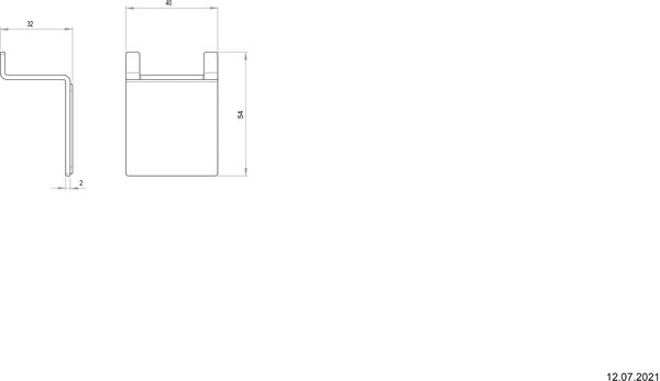 Wandhalterung Bodenschatz Verchromt image number 1