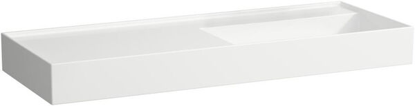 Lavabo Laufen Kartell, senza foro per rubinetteria, 120 x 46 cm, senza troppopieno, sistema di image number 0