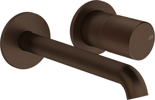 M&eacute;langeur mural-set de montage final Gessi Habito Dark bronze Diamantato