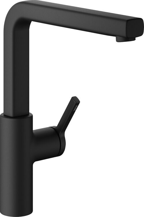 Miscelatore monocomando per lavello KWC Ava 2.0 nero opaco
