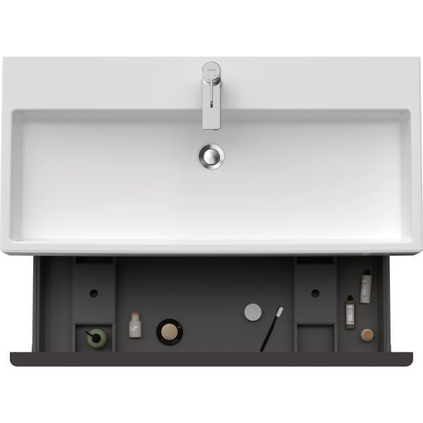 Armadio sottolavabo Duravit D-Neo rovere nero image number 4