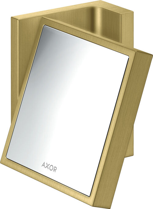 Specchio da rasatura Axor Universal Rectangular Brushed brass