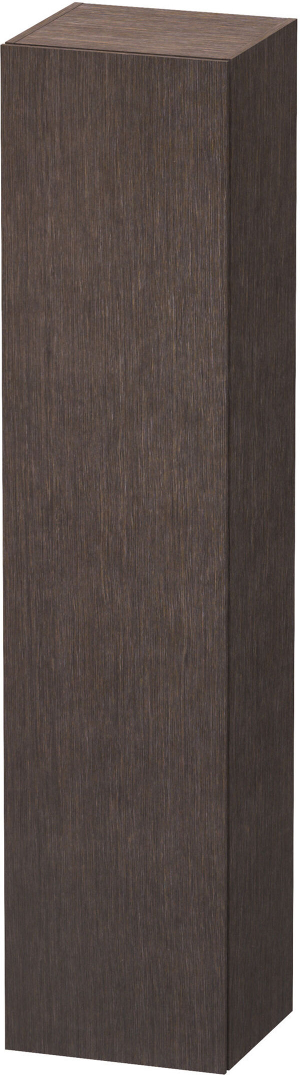 Armoire haute L-Cube Ch&ecirc;ne fonc&eacute; bross&eacute; image number 0