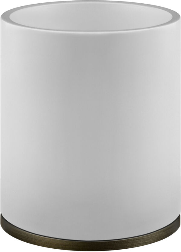 Contenitore per rifiuti Gessi Anello, &Oslash; 180 x 240 mm, bianco image number 0