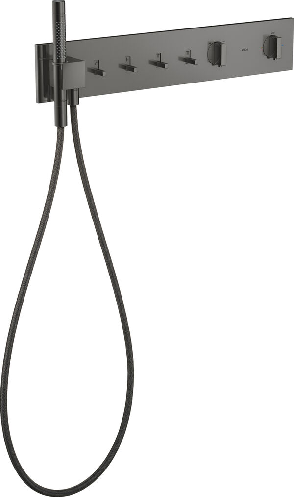 Shower Composition Axor Polished black chrom image number 0