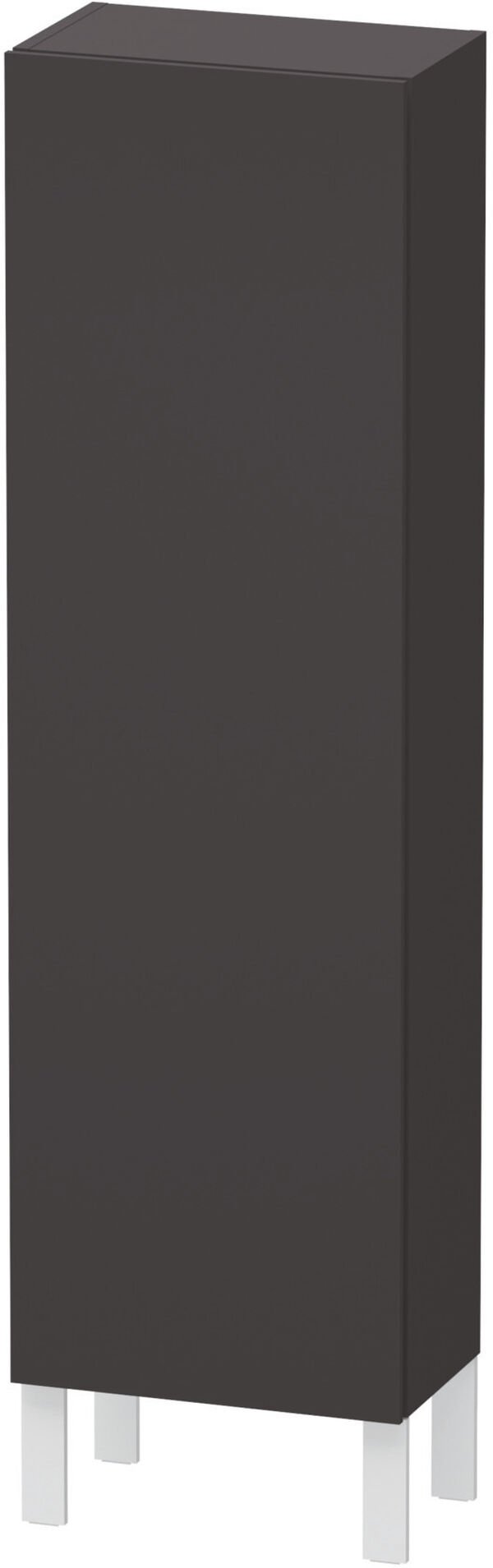 Seitenschrank Duravit L-Cube, Kunstharz, Breite 40 cm, Höhe 132 cm, Tiefe 24,3 cm, 1 Türe, Band image number 0