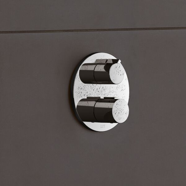 Thermostatmischer-Endmontageset Dornbracht Tara. Dark chrome image number 2