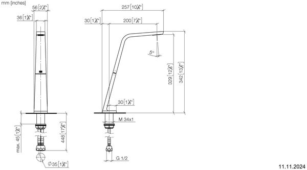Goulot pour lavabo Dornbracht CL.1 Champagne image number 1