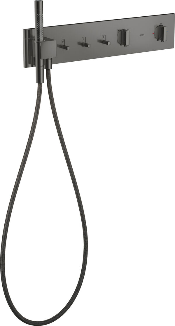 Shower Composition Axor polished black chrom image number 0