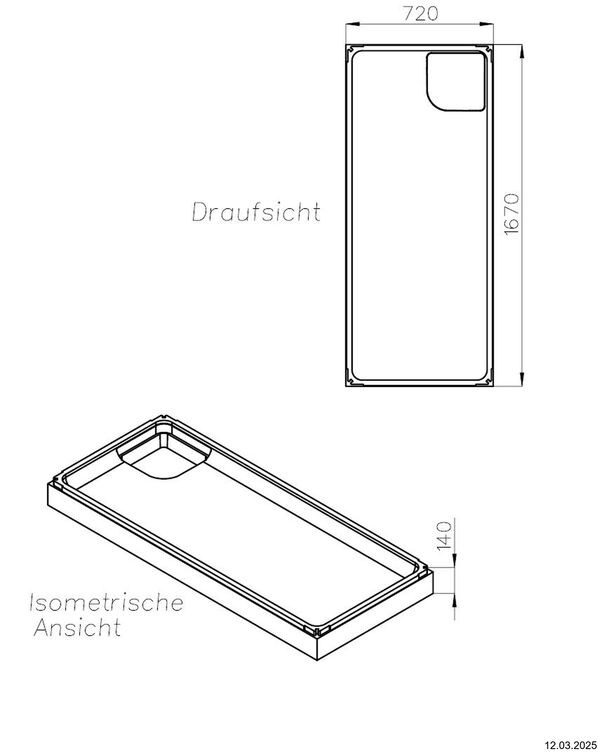 Duschwannentr&auml;ger Schedel image number 1