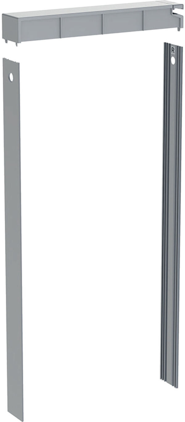 Set de couvercle de chasse d'eau Geberit avec rev&ecirc;tements lat&eacute;raux image number 0