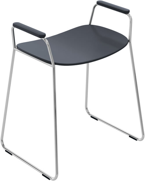 Tabouret de douche Hewi Anthracite brillant