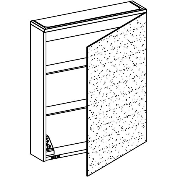 Armadio a specchio Alterna aniani LED plus Bianco premium Colore della luce variabile in continuo 2700-6500 K image number 1