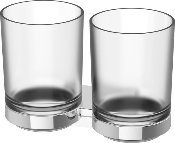 Doppelglashalter Bodenschatz Chic 22 Verchromt image number 0