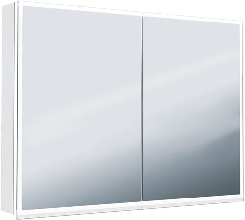 Armadio a specchio Alterna quattro luci LED plus Bianco