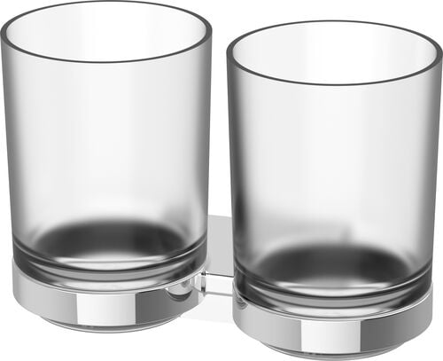 Doppelglashalter Bodenschatz Chic 22 verchromt