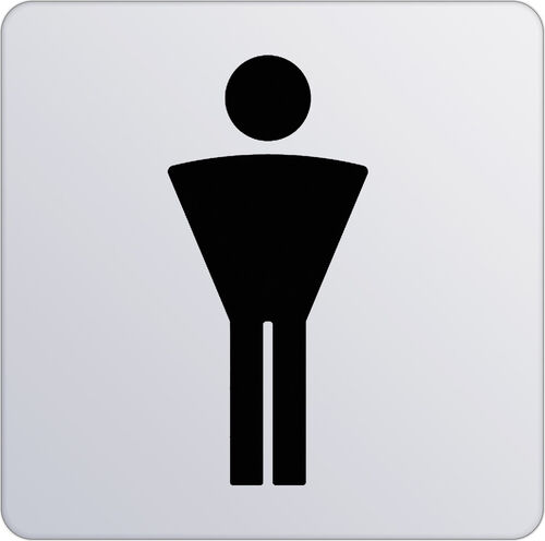 Türschild Keuco Plan verchromt