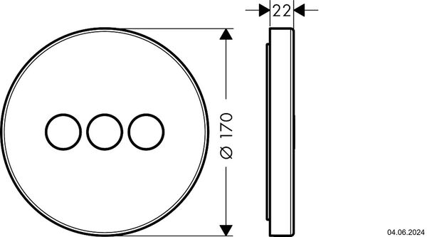Système de douche Axor Shower Select Round chromé image number 1