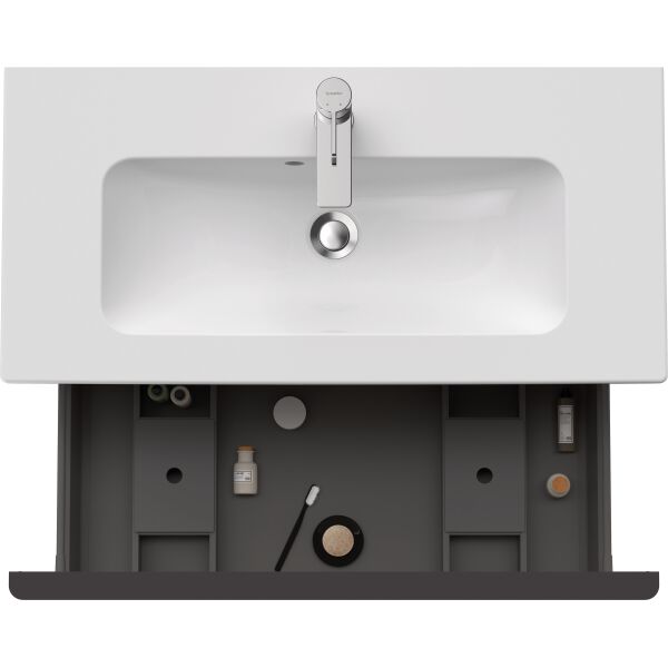 Meuble sous-lavabo Duravit D-Neo Basalte mat image number 4