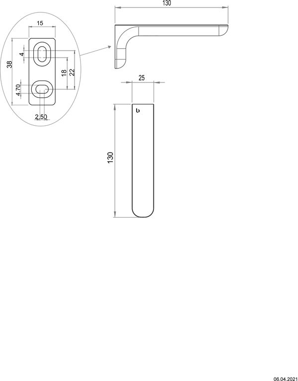 Reserverollenhalter Bodenschatz Liv verchromt image number 1