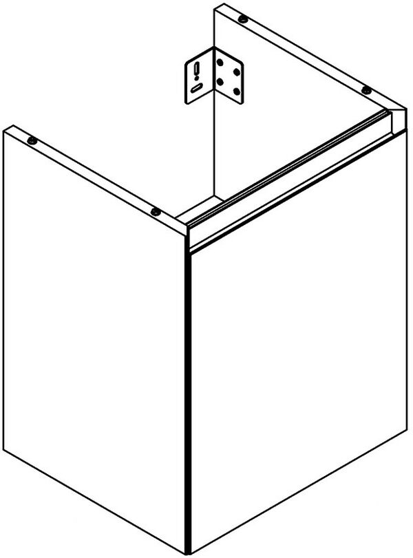 Meuble sous-lavabo Alterna calea plus Gris ombra image number 0