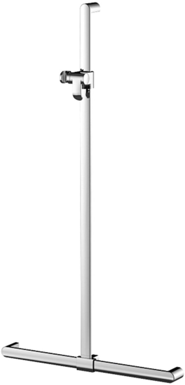 Corrimano ad angolo Keuco Elegance, 114,2 x 82,8 cm, con asta e supporto per doccia a mano, image number 0
