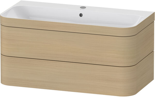 Combinazione lavabo Duravit Happy D.2 Plus, larghezza 97,5 cm, altezza 46,8 cm, profondit&agrave; 49 cm, image number 0