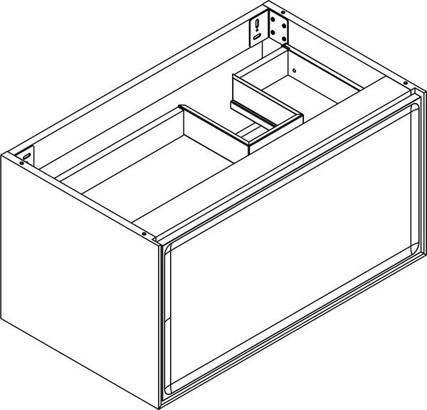 Armadio sottolavabo Alterna elena plus, larghezza 76,4 cm altezza 40 cm profondità 45 cm image number 0