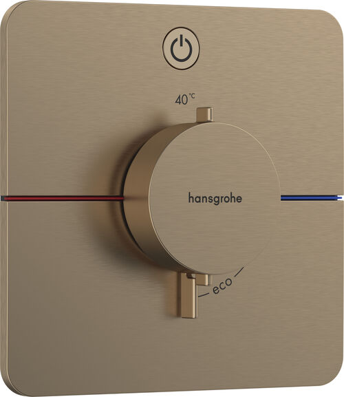 Syst&egrave;me de douche Hansgrohe Shower Select Comfort Q Brushed bronze