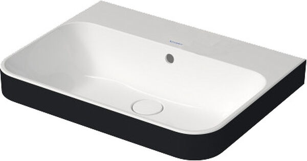 Auflegewaschtisch Duravit Happy D.2 Plus 60 x 46 cm Weiss-anthrazit matt Cleaneffekt image number 0