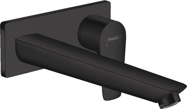 Wandmischer-Endmontageset Hansgrohe Talis E schwarz matt image number 0