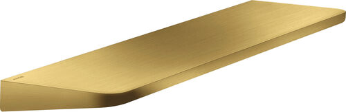 Tablette pour douche Axor Universal Circular brushed gold optic