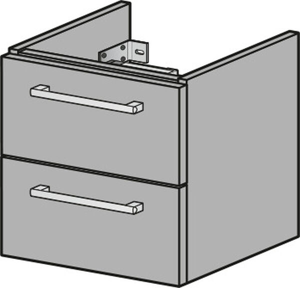 Waschtischmöbel Alterna pro S Breite 51 cm nussbaum image number 0