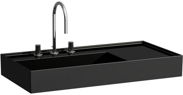 Waschtisch Laufen Kartell 90 x 46 cm Schwarz image number 0