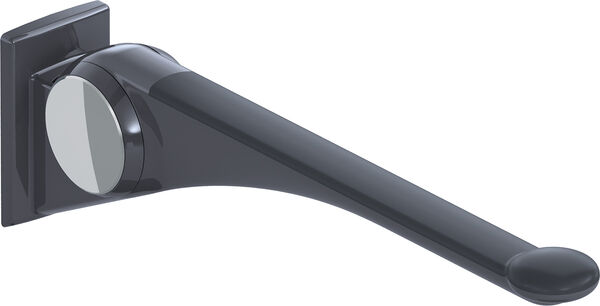 Barre d'appui relevable Hewi LifeSystem Premium anthracite brillant Zone de préhension anthracite mat image number 0