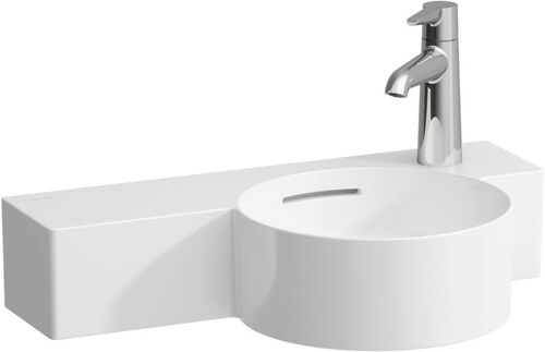 Handwaschbecken Laufen Val 55 x 43.2 cm Weiss matt