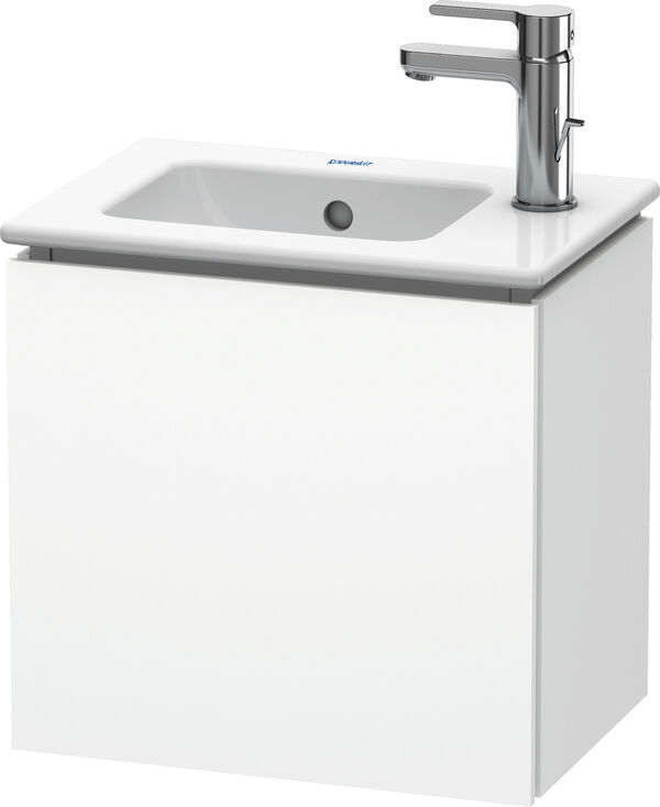 Meuble sous-lavabo L-Cube Blanc mat image number 0