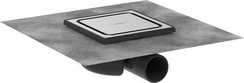Hansgrohe RainDrain Spot acciaio inossidabile spazzolato
