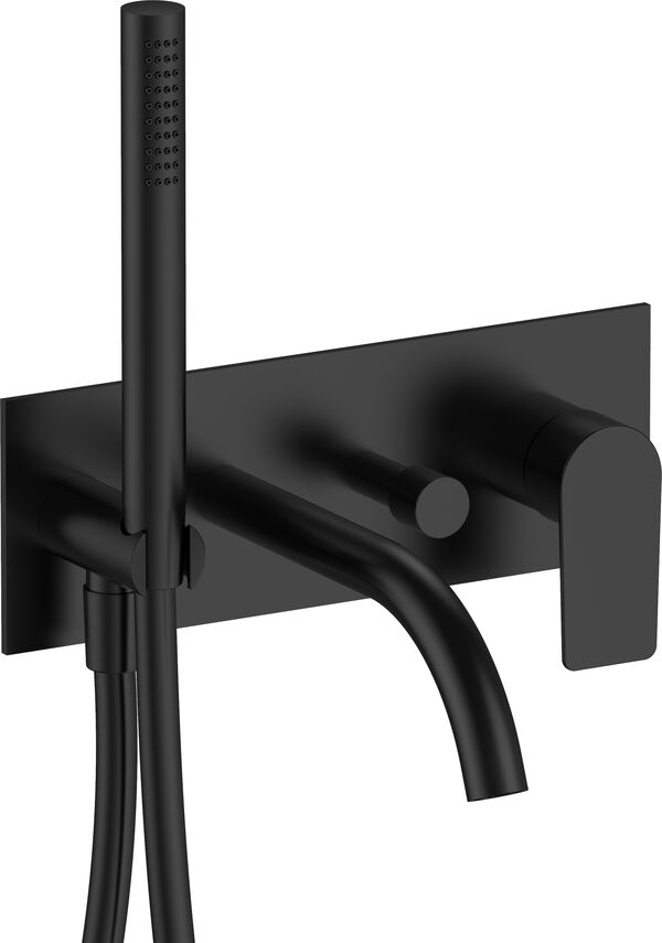 Miscelatore da bagno-set di montaggio finale Fantini Myo, s 200 mm, inversore, curva image number 0