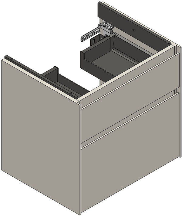 Meuble sous-lavabo Alterna meda S Pebble grey image number 0