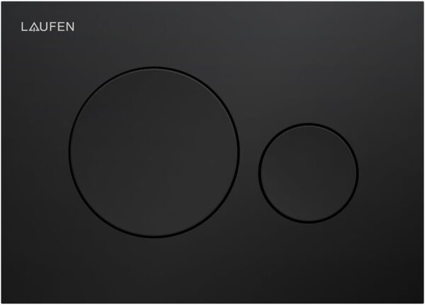 Plaque de déclenchement Laufen Ineo Moon noir mat image number 0