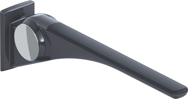 Barre d'appui relevable Hewi LifeSystem Basic Anthracite brillant Zone de pr&eacute;hension anthracite mat image number 0