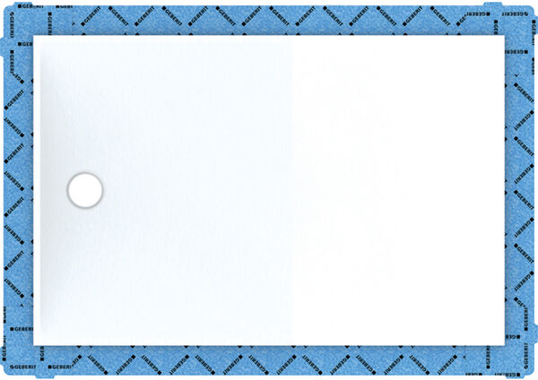 Superficie doccia Geberit Setaplano, 90 x 170 cm, per montaggio a filo pavimento, nastro di tenuta image number 0