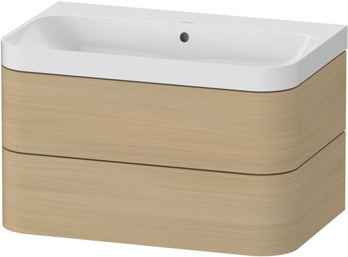 Combinaison de lavabo Duravit Happy D.2 Plus Ch&ecirc;ne m&eacute;diterran&eacute;en