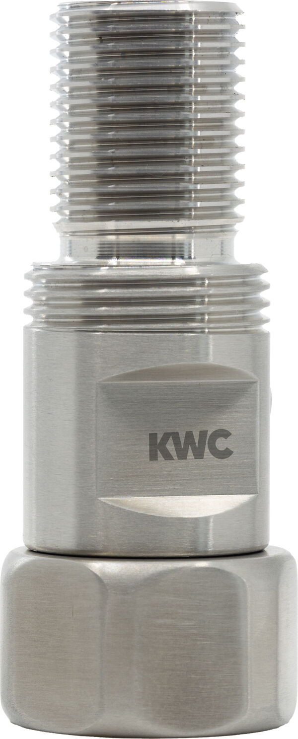 Raccord réglable KWC acier inoxydable brossé image number 0