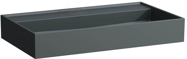 Waschtisch Laufen Kartell 80 x 46 cm Graphit matt image number 0