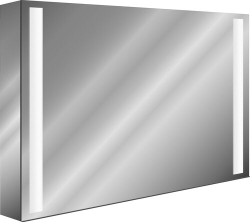 Spiegelschrank Sidler Sidelight AP Silbereloxiert