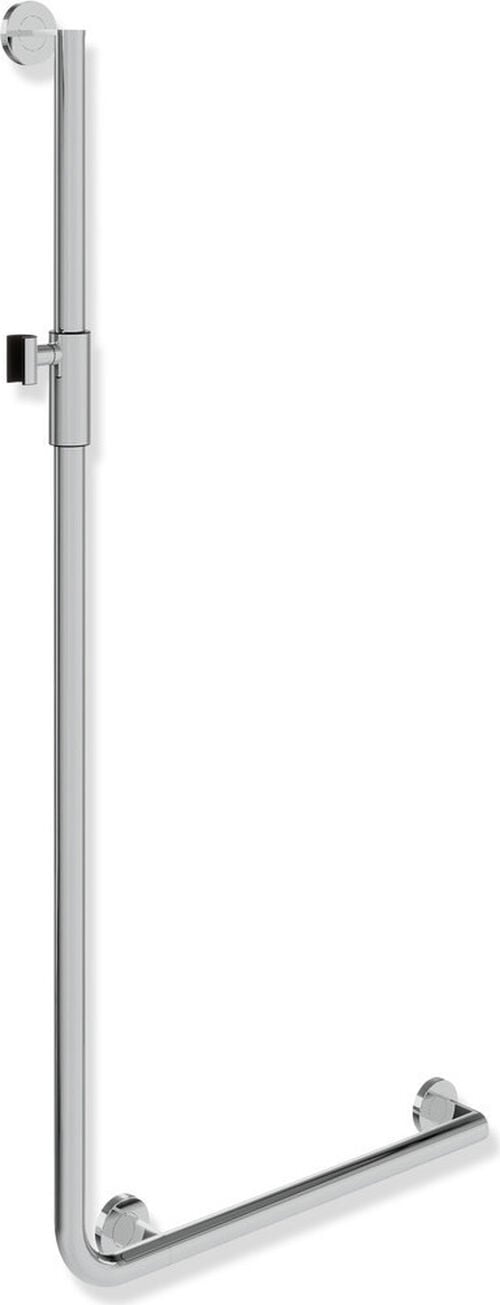 Barre d'appui d'angle Hewi 900 Chrom&eacute;