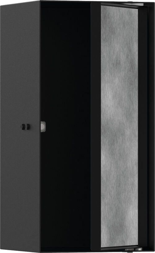 Nicchia ad incasso Hansgrohe XtraStoris Rock Nero opaco