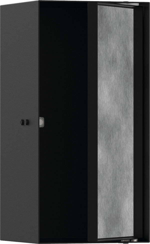 Nicchia ad incasso Hansgrohe XtraStoris Rock, acciaio inossidabile, 300 x 150 x 140 mm, con porta image number 0